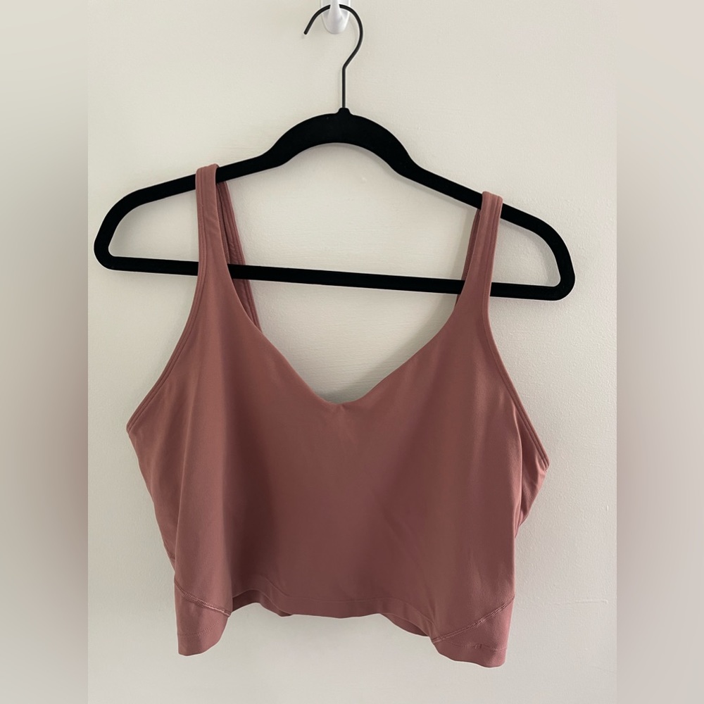 Pink lululemon align tank top